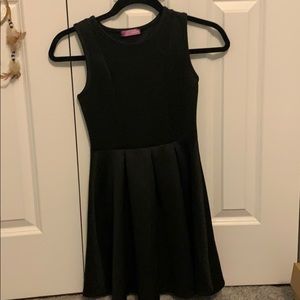Black Aqua party dress for girls, size medium